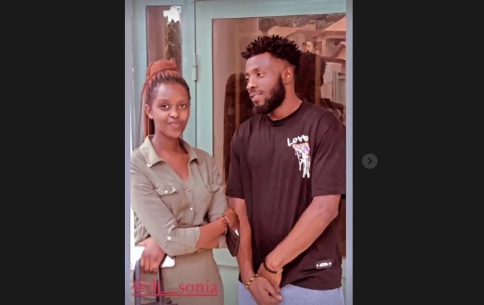 Ifoto ya Kwizera Olivier na Dj Sonia yatumye hakekwa urukundo hagati yabo