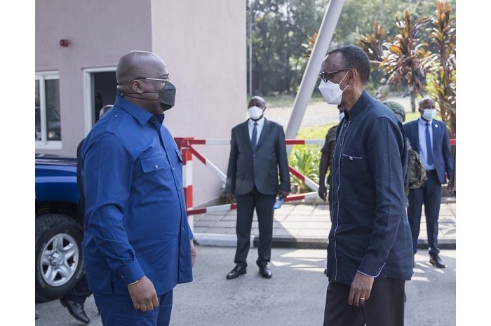 Tshisekedi  yasabye Boris Johnson kotsa igitutu Perezida  Kagame  ashimangira ko Abasirikare b’u Rwanda bari muri Congo 