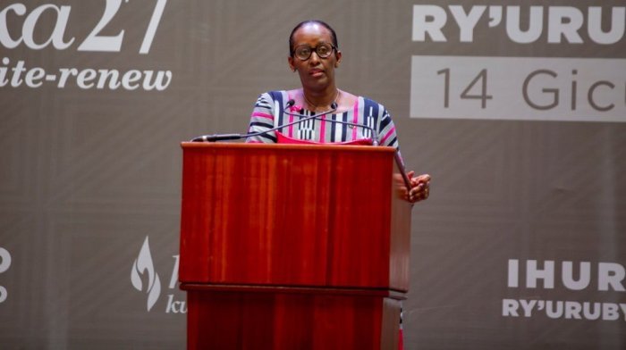 Igipimo cy’Ubwiyunge kigaragaza ko tugifite imbogamizi yo kuganira ku bikomere byatewe n’amateka mabi-Mme&nbsp;J.Kagame