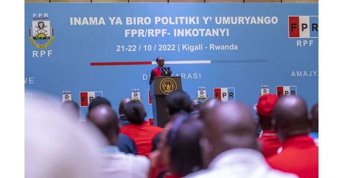 Imyanzuro y’Inama ya Biro Politiki ya FPR Inkotanyi yo  ku wa 21 na 22 Ukwakira 2022