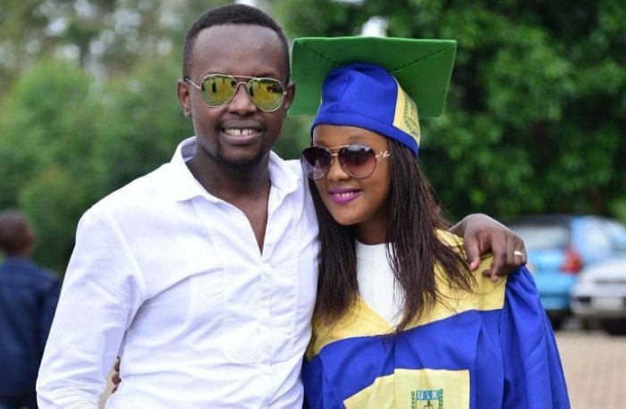 Clement yashimiye umugore we Knowless wahawe impamyabumenyi ya Kaminuza