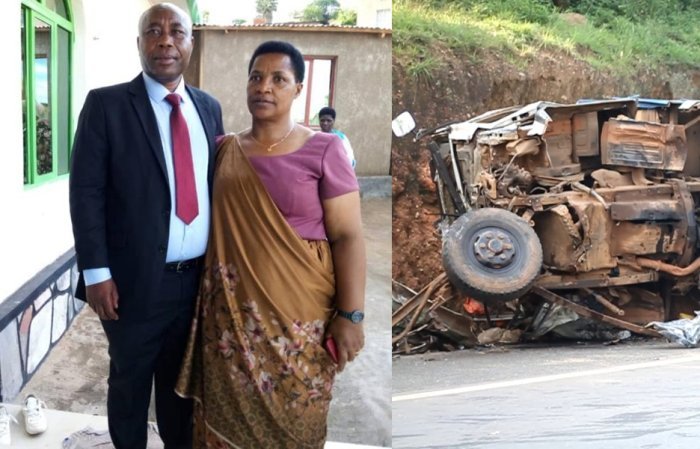 Umugabo wa Senateri Rose Mureshyankwano yaguye mu mpanuka yabereye ku Kamonyi