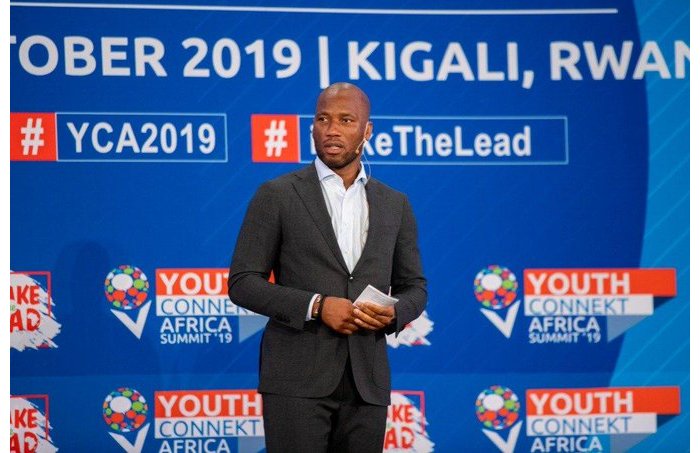 ‘Sinakoreshaga amaguru gusa nakoreshaga ubwonko’ Didier Drogba abwira urubyiruko I Kigali 