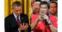 Perezida Duterte watutse Obama kuri nyina, yaciye bugufi amusaba imbabazi