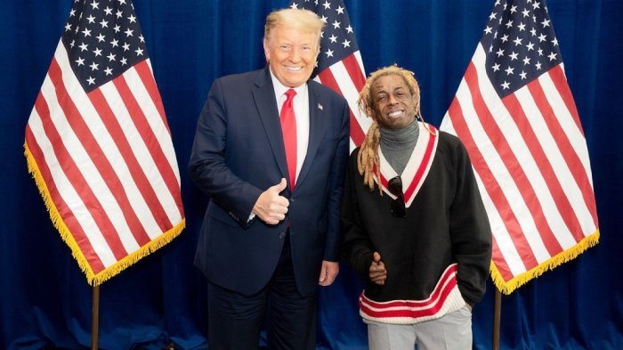 Lil Wayne uherutse gushyigikira Trump mu matora yatawe muri yombi