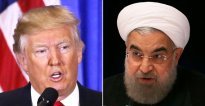 Intambara y’amagambo yakajije umurego hagati ya Perezida Trump na Perezida wa Iran
