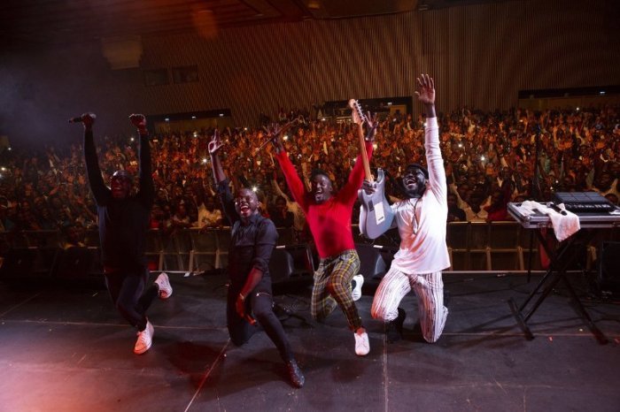 Sauti Sol na Peter wahoze muri P Square bashimiye bikomeye Perezida Kagame- (Amafoto&Video)