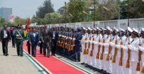 Perezida Kagame ategerejwe I Maputo muri Mozambique mbere yo kujya i Lusaka