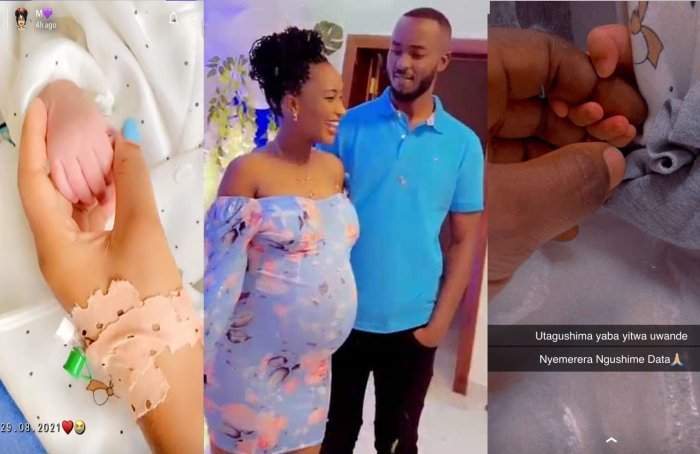 Kimenyi na Miss Muyango ubu ni Papa na Mama b’umwana w’umuhungu