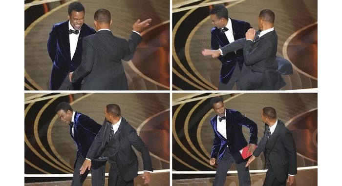 Will Smith yakubise urushyi  rukaze Chris Rock kubera gutebya ku mugore we