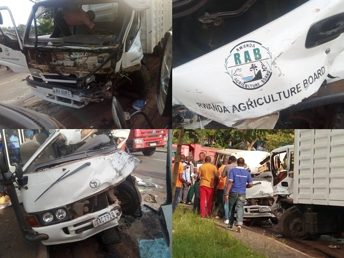 Kamonyi&nbsp;: Impanuka y’ikamyo na Coaster yashyize mu kaga ubuzima bw’abantu - Amafoto