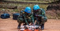 IFOTO&nbsp;: Abasirikare ba RDF muri Centrafrique bagiye kohereza Drone yo gutata umwanzi