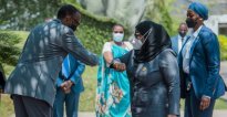 AMAFOTO&nbsp;: 11:25’ Perezida Kagame ahaye ikaze Madamu Suluhu muri Village Urugwiro