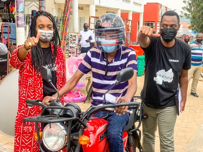 Umuforomo yegukanye Moto ya kabiri muri Tombola ya Canal+ Rwanda 