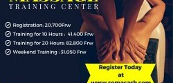 Abanyarwanda bifuza kumenya gukora MASSAGE no kubibyaza agatubutse bashyizwe igorora