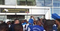 Mu mafoto : Rayon Sports yageze i Maputo yakiranwa urugwiro