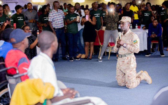 VIDEO&nbsp;: Bonhomme yinjije abanyarwanda mu munsi wo Kwibohora mu gitaramo ‘Inkotanyi ni Ubuzima’