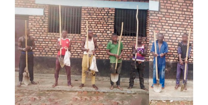 Ngororero : Barindwi bafatiwe mu Gishwati  bacukura amabuye  y’agaciro mu buryo bwa Magendu 