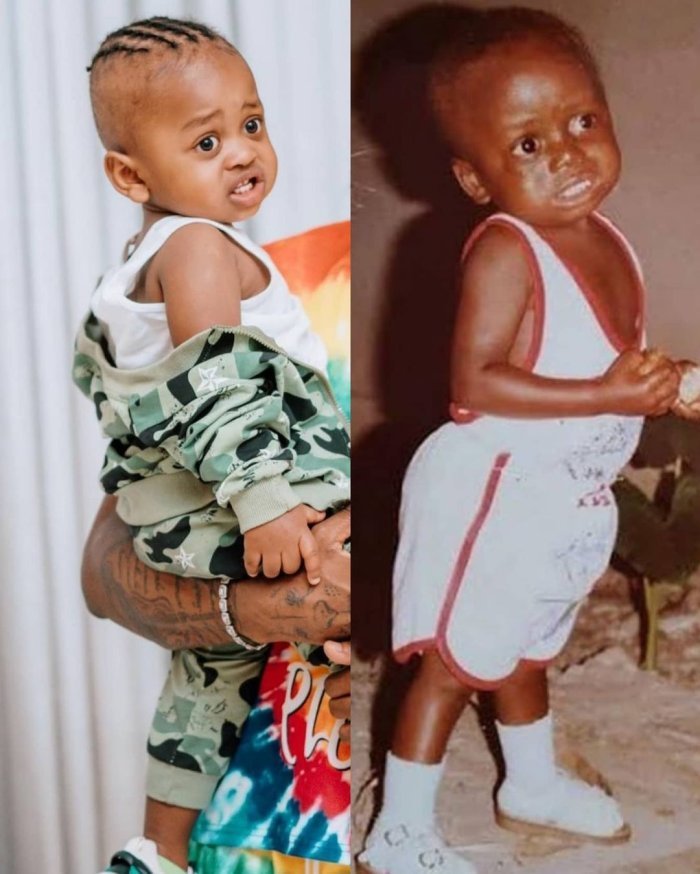 Diamond yisanishije n’umwana yabyaranye na Tanasha, abafana bati “inyana ni iya mweru”