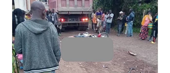 Impanuka y’ikamyo yahitanye umumotari n’umugenzi  i Rubavu 