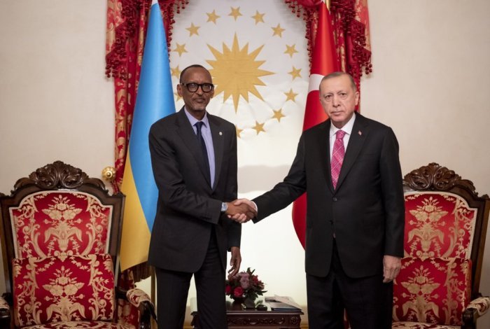 Turukiya&nbsp;: Perezida Kagame yaganiriye na mugenzi we Recep Tayyip Erdoğan