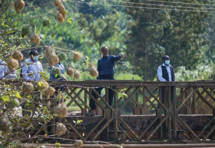 Perezida Kagame yasuye akarere ka Nyabihu gaherutse kwibasirwa n’ibiza [AMAFOTO]