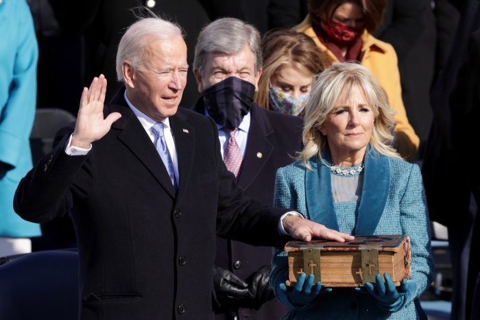 Ndangamiye kongera gutuma Abanyamerika dushyira hamwe- Biden amaze kurahira