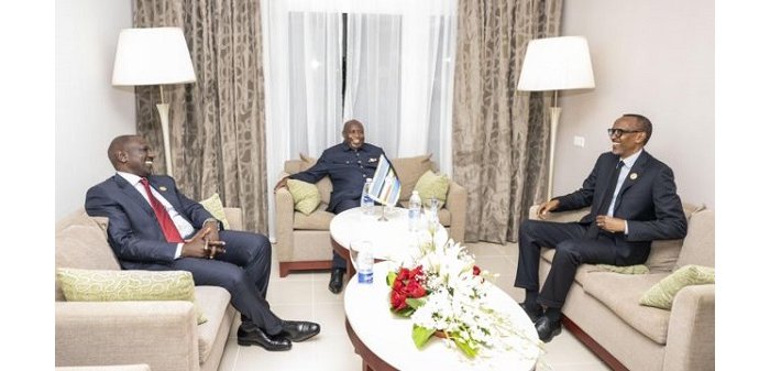 Perezida Ndayishimiye  yahishuye uko u Rwanda  rubanye  n’u Burundi  