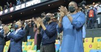 AMAFOTO : Perezida Kagame na Madamu barebye Final ya BAL yegukanywe na Zamalek