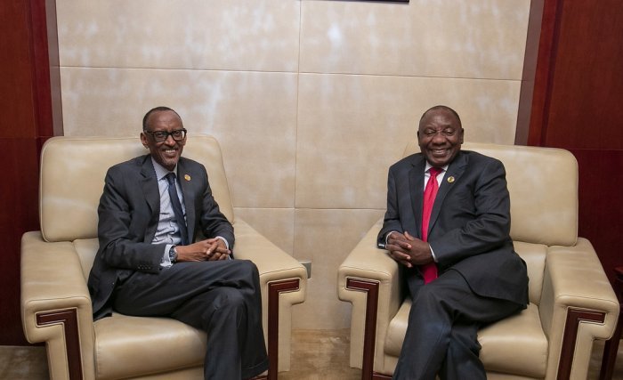 Perezida Kagame yifurije Cyril Ramaphosa gukira vuba nyuma yo kwandura COVID-19