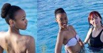 Nyuma yo kwiyerekana muri bikini, Miss Colombe na bagenzi be bagaragaye boga - Amafoto