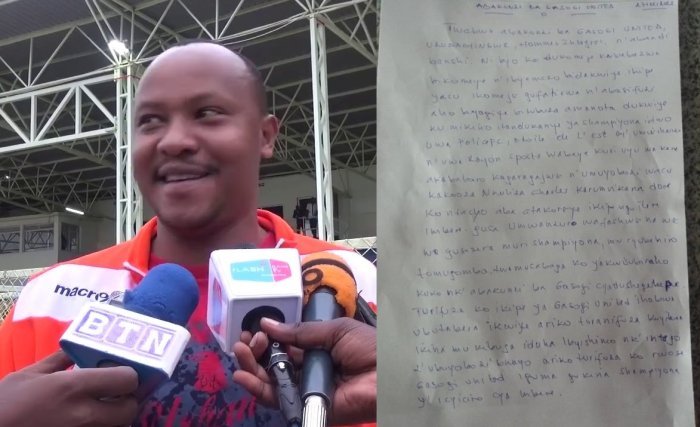 Abafana ba Gasogi bandikiye KNC ibaruwa ifunguye bamusaba ikintu gikomeye