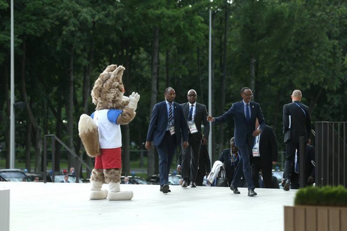 Mu mafoto&nbsp;: Perezida Kagame yitabiriye ibirori byo gutangiza igikombe cy’Isi