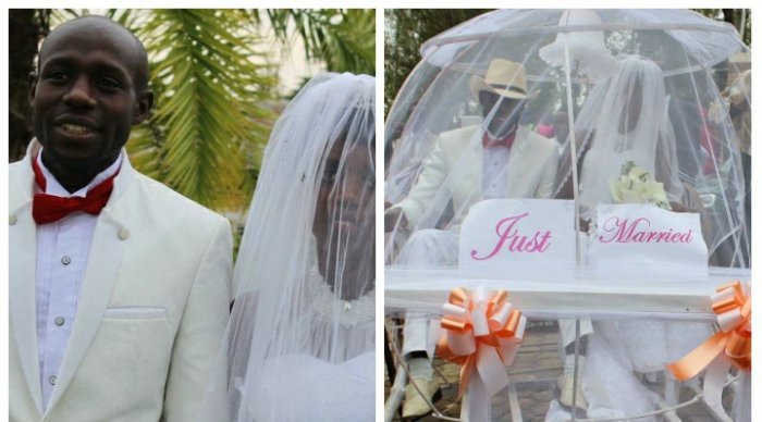 Gitwe : Abageni bakoze ubukwe bw’akataraboneka bigendera mu ngorofani - Amafoto