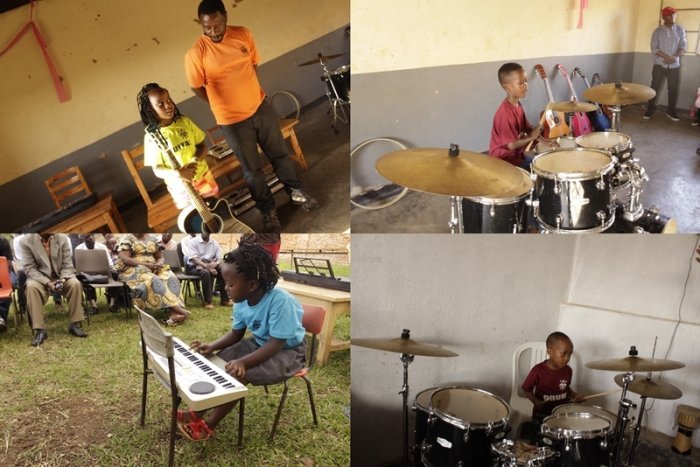 Abana biga umuziki mu ishuri  ‘David’s Temple’ bagaragaje ubuhanga bamaze kuryungukiramo 