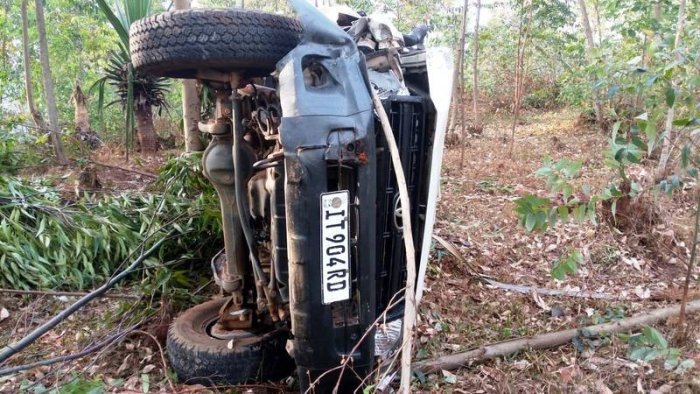 Nyamasheke&nbsp;: Imodoka ya UNHCR yakoze impanuka, Polisi isangamo urumogi