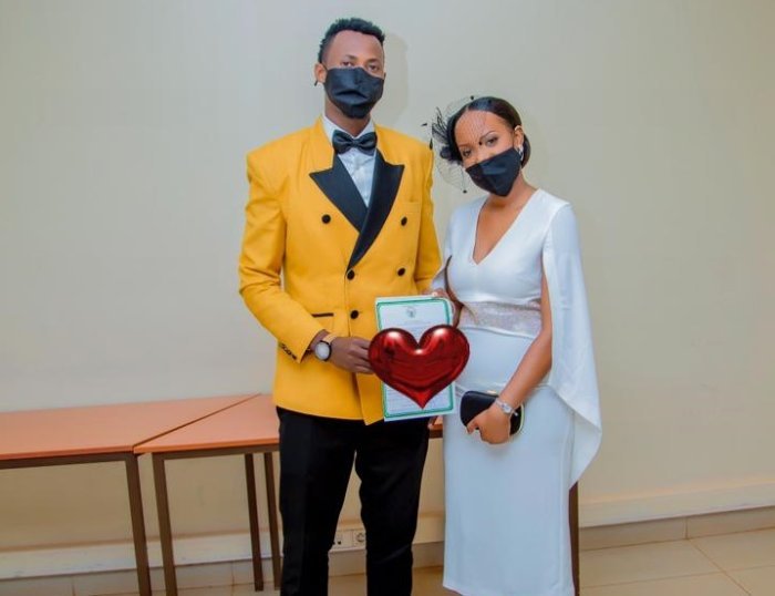 Ndanda wabyaraye na Anita Pendo abana 2 yasezeranye n’undi mukobwa aherutse kwambika impeta