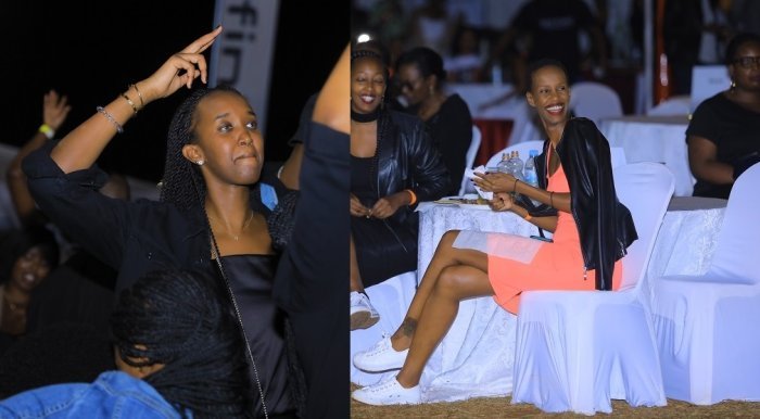 AMAFOTO : Ange Kagame na Belise Kariza mu bitabiriye igitaramo cy’amateka cya Adekunle Gold