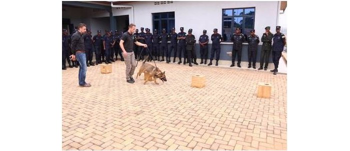 Ishami rya Polisi rikoresha imbwa ryungutse 16 zizarifasha gucunga umutekano